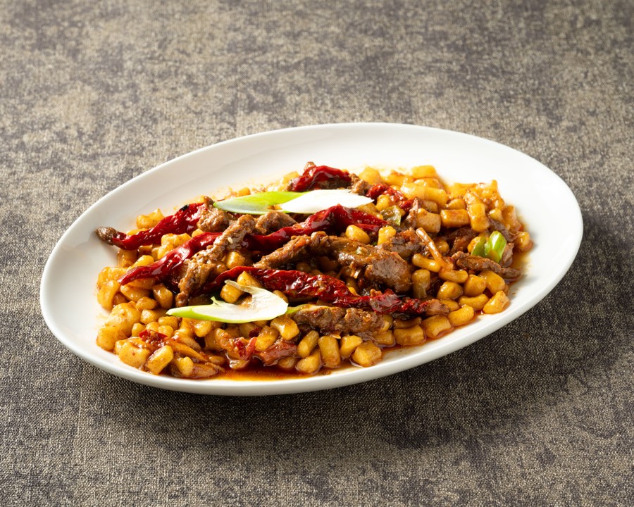 千切り麺炒め(丁丁炒面)
